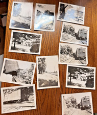 1948 Wellsville Ohio Pennsylvania Railroad Train Wreck 11 Original Photos 613s picture