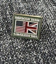 Barbour Steve Mqueen Pin Badge picture
