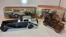 Vintage Avon Aftershave Car Decanter Lot Bugatti 27 REO Depot Wagon Boxed picture