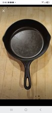Vollrath (Unmarked) Cast Iron Skillet #7, dot MM, heat ring, cleaned & seasoned picture