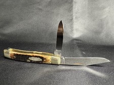 Vintage 1981 Case XX 9 Dot TEXAS JACK 2 Blade Jigged Bone Knife 62032 picture