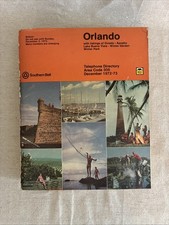 Vintage 1972 Phone Book Orlando Florida Southern Bell Yellow Pages Telephone picture
