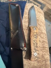 Marttiini Bushcraft Fixed Knife blade Steel Full Tang Blade Birch Handle picture