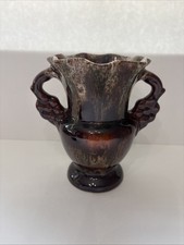 Twin Handle Amphora Urn Vase 312/15 6” picture