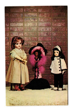 Antique dolls vintage postcard unposted picture