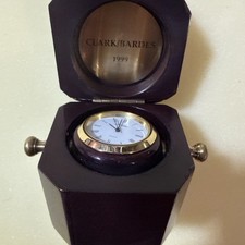 Longaberger 1999 Ports of Paradise Mini Ship Clock Award Rare By Benchmark Works picture