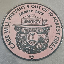 VINTAGE 1944 SMOKEY BEAR 12