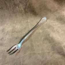 1930S Blackstone Hotel Fort Worth Texas Reed & Barton Silver Plate Cocktail Fork picture