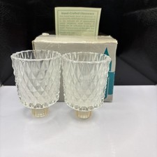 Vintage PartyLite P0482 Florentine Peglights. Mini-Globes. Set Of 2. picture
