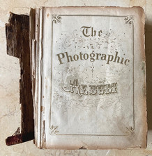 ORIGINAL CIVIL WAR ERA FAMILY CDV PHOTO ALBUM WITH ITS 14 TINTYPE'S & 25 CDV'S picture