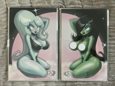 LADY DEATH VS ZOMBIE TRAMP #1 HTF NM KNIGHTMARE LYNCH KICKSTARTER SET picture