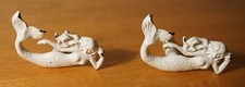 2 Mermaid Drawer Knobs Pulls Ocean Nautical Cabinet Handles Coastal Sea Decor picture