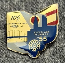 VTG UA Local 55 Pin Cleveland Ohio Plumbers PipeFitters Steamfitters picture