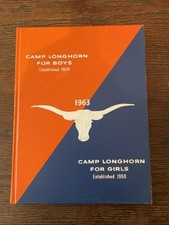 Camp Longhorn For Girls/ For Boys 1963 Yearbook Texas - Est 1939 (A) picture