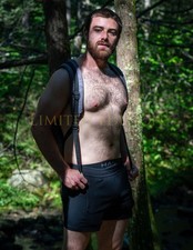 Handsome Male Nude Physique Gay Men Limited Edition Photo 8.5x11 SP picture