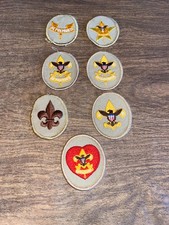 Lot of Vintage BSA Boy Scouts of America Rank Patches picture