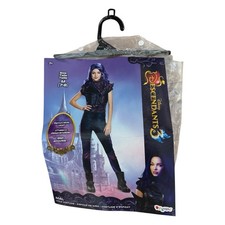 Disney Descendants 3 Mal Classic Costume Girls Size M 7-8 NIP picture