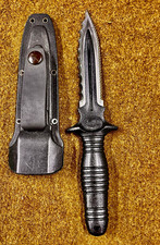 DISCONTINUED/RARE Fury Rattler XXII -Japan Boot Knife-dagger W/sheath & Clip picture