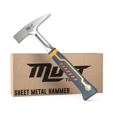 Mutt Tools 18oz Sheet Metal Hammer - Professional Tinners Hammer for Metal Sh... picture