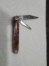 VINTAGE EARLY SCHRADE CUT CO WALDEN NY USA KNIFE TORTOISE KNIVE EARLY VINTAGE picture