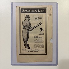 1906 John McGraw Sporting Life & Chicago/Alton Railway Ad Rare Baseball Antique picture