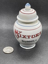 Vtg Dunhill My Mixture Porcelain Tobacco Jar Humidor Candle Japan Partial Burn picture