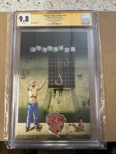 CGC 9.8 Tribute: Tupac Shakur Virgin Metal 8/25 Signed Matthew Waite Remark picture