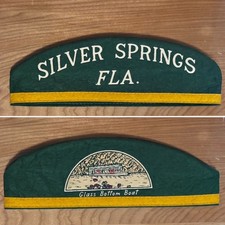 Vintage 1950s Silver Springs Florida Souvenir Felt Cap picture