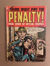 Crime Must Pay the Penalty #34 1953 Ace Comic Book Golden Age Dirty Dozen Rare picture