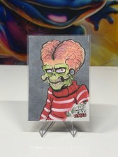 2026 Topps Mars Attacks Xmas Sketch 1/1 by Ham J. Hammond Cozy Martian picture