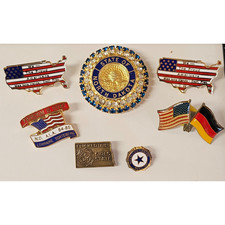 Vintage American Legion Auxiliary Pin Lot North Dakota ND 269 Flickertail Girls picture