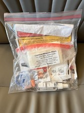 COVID-19 era ANTIFA tear gas wipes set and note from Portland, Oregon in 2020 picture