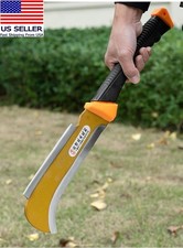 Billhook Sickle Machete for Clearing and Harvesting Yard Tool Double Blade picture
