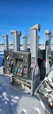 8 Wayne Gas Pumps Model B23/4220D6/KLT/RZ; Card reader only accepts swipe picture