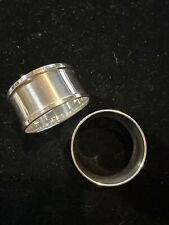 Pair Silver Napkin Rings - Birmingham 1965 Henry Griffith & Sons Ltd picture