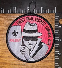 Sunset Trail District Camporee 2014 Secret BSA Patch picture