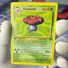 HP Jungle Vileplume 31/64 1st Edition 1999 Wizards English Card picture