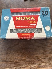 Vintage Noma Lite Illuminated Ornaments Indoor 20 Lights 2020C Japan White Work picture
