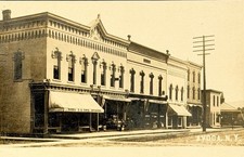 RPPC Avoca New York Postcard Main Street View c1911 Steuben County Real Photo picture