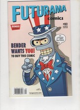 Futurama #80 Very Hard-To-Find Newsstand Variant, VF/NM 9.0, 1st Print, 2016 picture