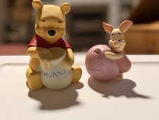 Rare Vintage 1996 Winnie The Pooh & Piglet Porcine Figurines Lot picture