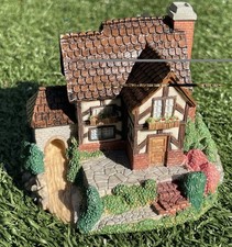 Olde England’s Classic Cottages “Tudor Hall” 5.5” Hand-Painted Miniature House picture
