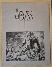 Abyss #1 Cover Art By Bernie Wrightson Back Cover By Michael Kaluta 1970 picture