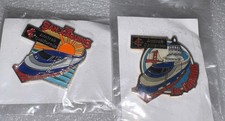 2- Amtrak California “The San Joaquin’s” & The Capitols”Collector Lapel Hat Pins picture