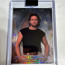 Michael Douglas Wild Card America 250 Matte Metal 1/1 picture