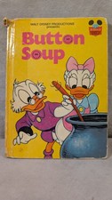 Disney Button Soup 1975 Daisy Duck Uncle Scrooge Wonderful World of Reading Book picture