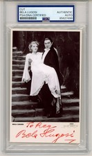 Bela Lugosi ~ Signed Autographed Count Dracula Red Ink Signature ~ PSA DNA picture