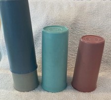 TUPPERWARE Tumbler Lot 5 2-115-22; 1-115-12; 1-116-35 107-34 Pastels Vintage t2 picture
