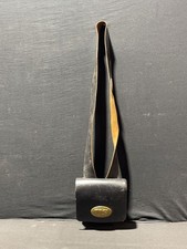 Vintage Canfield WJ US Leather Cartridge Box Sling Eagle Breast Plate Civil War picture