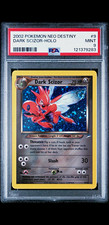 2002 Pokémon Neo Destiny Dark Scizor Holo #9/105 PSA 9 Cert 121379283 SWIRL picture